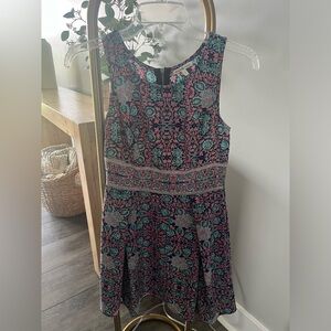 Strapless Patterned Dress